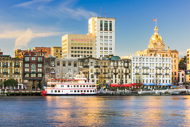 istock Savannah Georgia Skyline 579413142