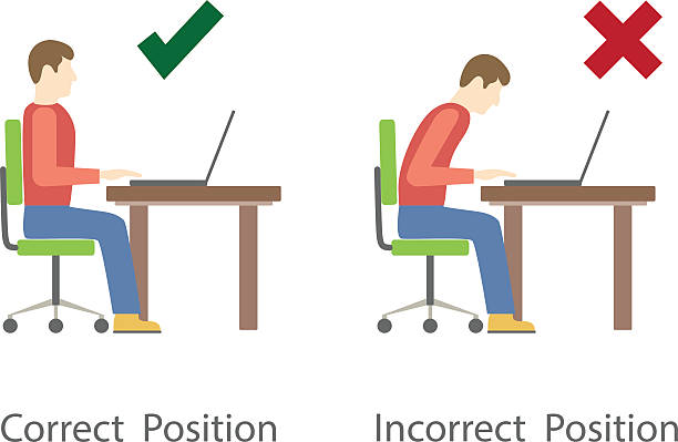 360+ Bad Desk Posture Stock Illustrations, Royalty-Free Vector Graphics ...