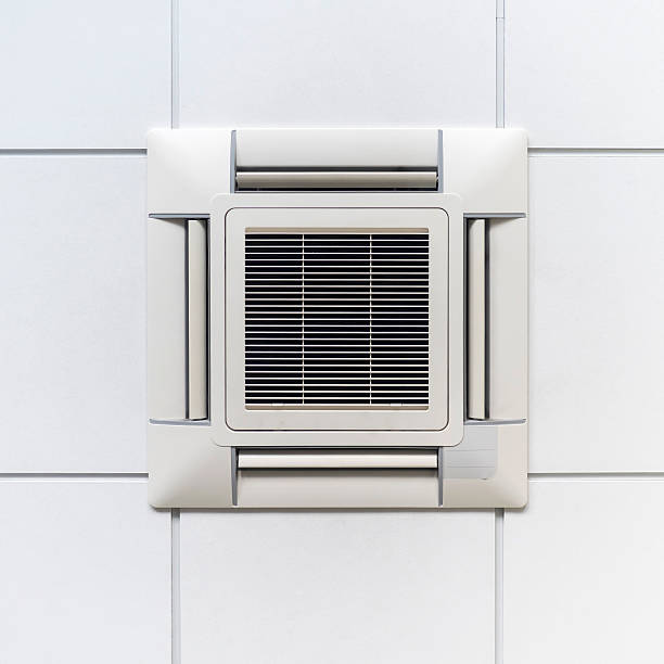 istock Air Conditioner on ceiling, modern design for office or industry 579414338