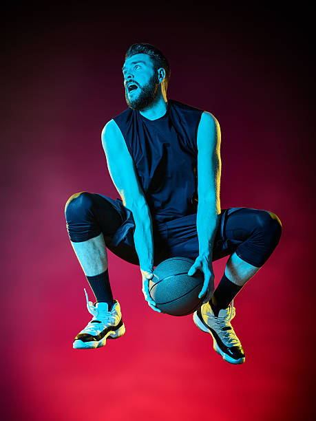 istock basketball player man Isolated 579415674