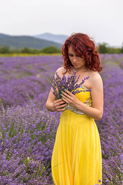 istock Girl in a lavender field 579417858