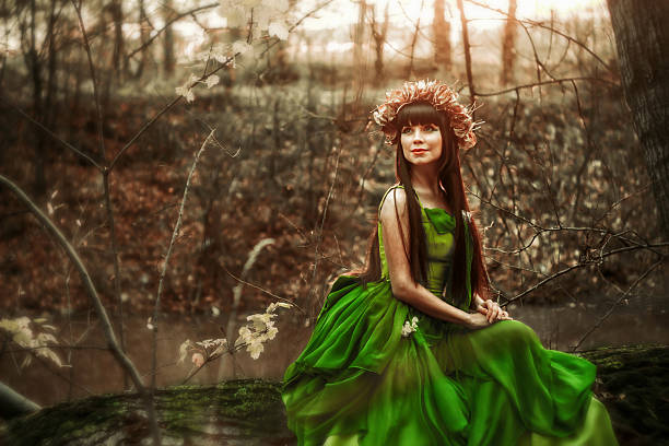 istock girl in forest at sunset 579420672