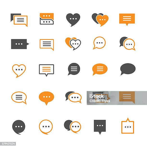 Speech Bubble Icon Stock Illustration - Download Image Now - Box - Container, Speech Bubble, Icon Symbol