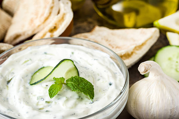 istock Tzatziki an pita bread 579423330