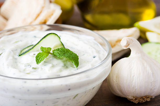 istock Tzatziki an pita bread 579423404
