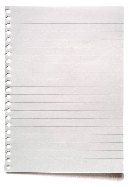Torn notepaper from yellow paper.