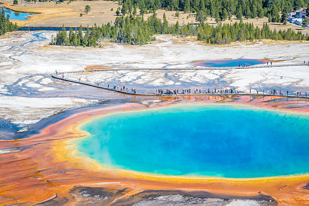 istock Grand Prismatic Spring in Yellowstone National Park 579426482
