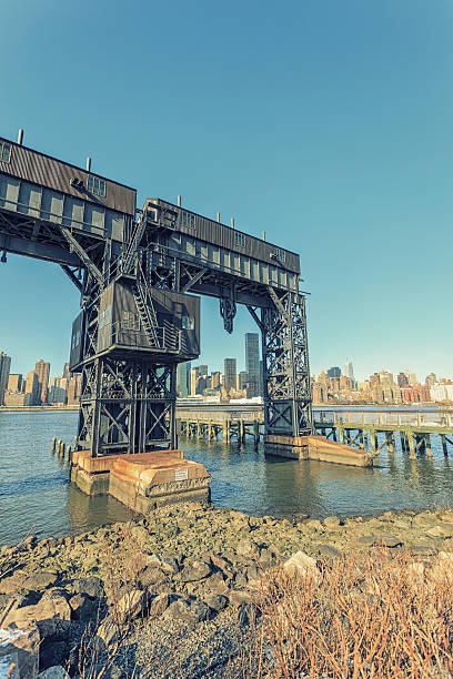 istock Gantry cranes, Long Island City 579428538