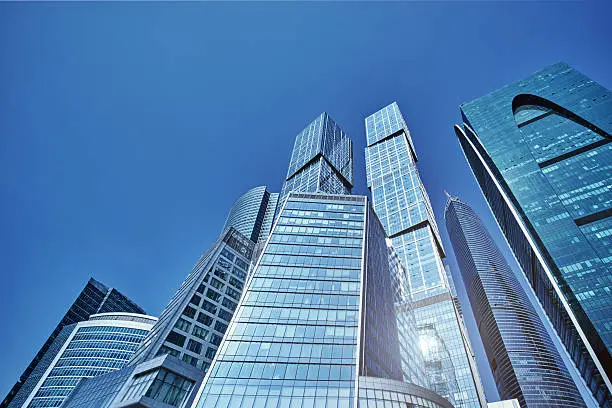 The business center of Moscow City