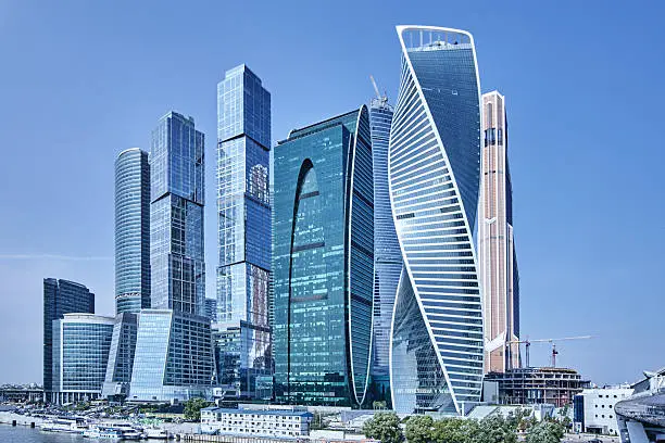 The business center of Moscow City