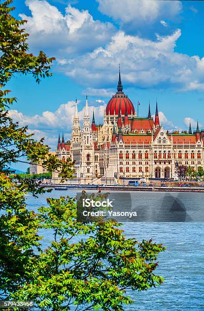 Hungarian Parliament Building In Budapest Stock Photo - Download Image Now - Budapest, Summer, Hungary