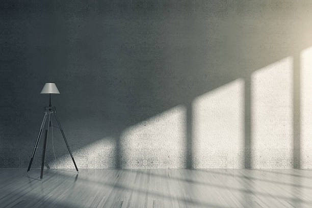 istock Room with floor lamp 579437898