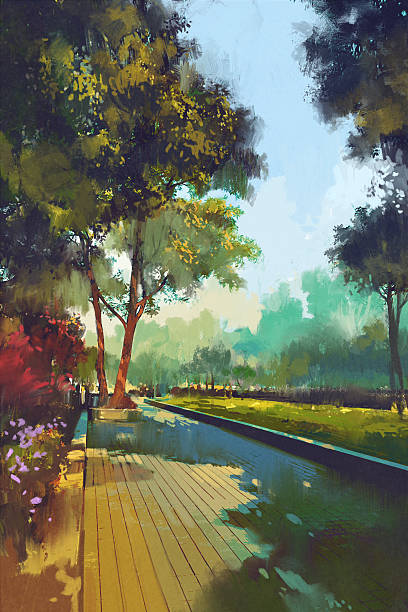 istock beautiful garden,park in the city 579438110