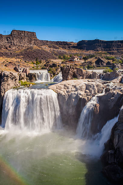 istock Blue Skies at Shoshone Falls 579446152