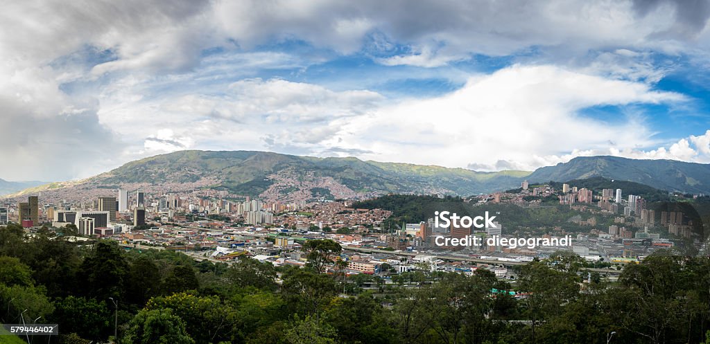 Panoramic view of Medellin, Colombia Medellin - Colombia Stock Photo