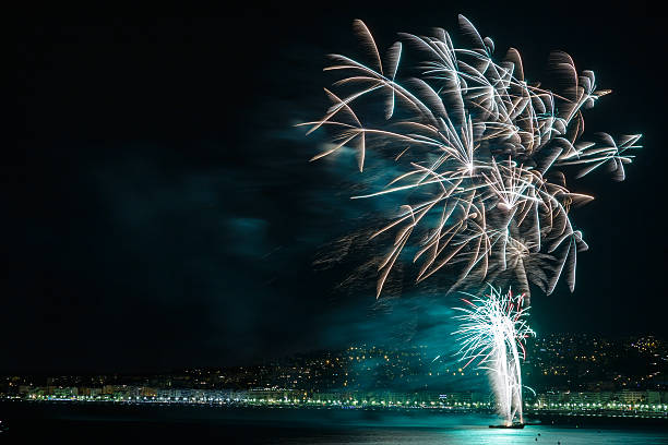 istock Fireworks on Day celebrations July 14 in Nice 579446772