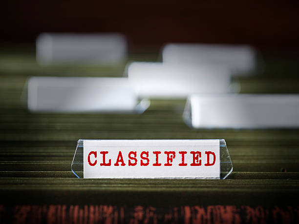 Classified file folder Top secret document file folder classified ad stock pictures, royalty-free photos & images