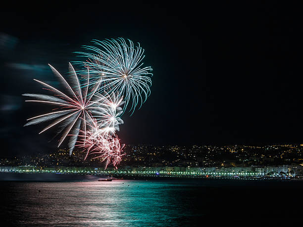 istock Fireworks on Day celebrations July 14 in Nice 579732534
