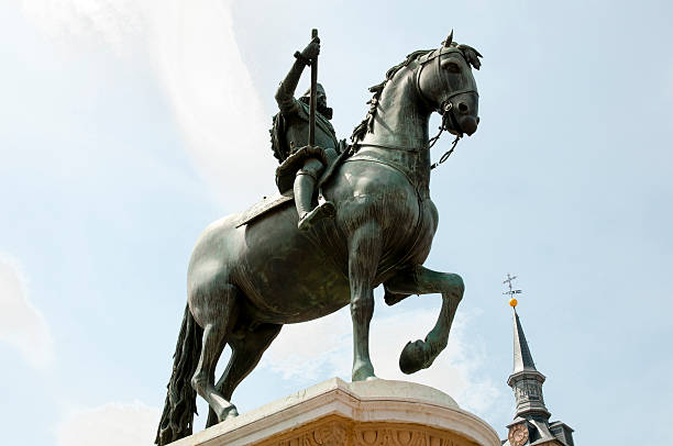 istock Philip III Statue - Madrid - Spain 579733194