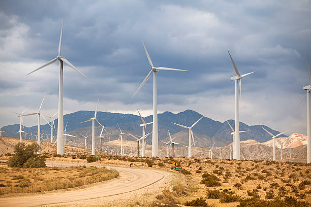 istock California, Palm Springs Wind Turbines in desert 579734140