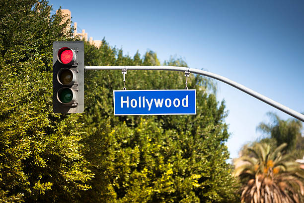 istock Hollywood Boulevard street sign 579734334