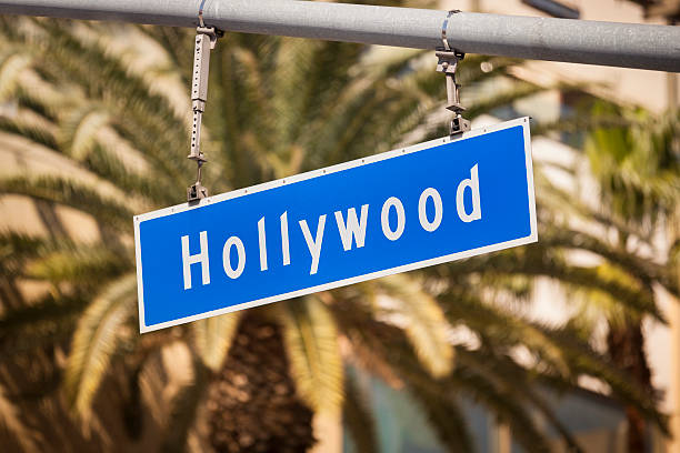 istock Hollywood Boulevard street sign 579734352