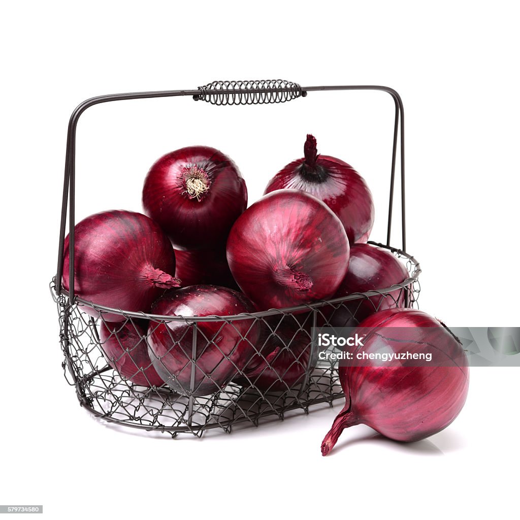 Red onion Red onion isolated on white background Agriculture Stock Photo