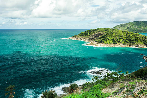 istock Phromthep cape viewpoint with blue sky Phuket,Thailand 579734720