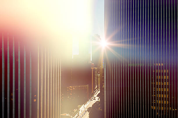 istock San Francisco Financial Downtown Buildings at Sunset Defocused 579736004