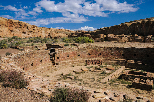 Wide View of The Chetro Ketl Great Kiva at Chaco Culture National Historical Park