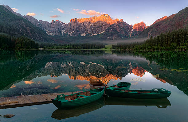 istock mountain lake in the Italian Alps 579736882
