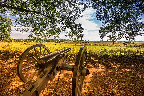 Photo of Gettysburg battlefield