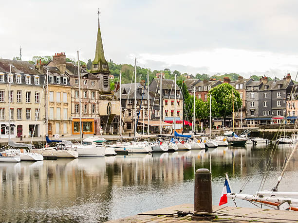 istock Old Harbor. Honfleur, Normandy, France 579739646