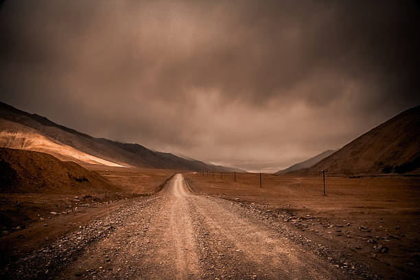 istock Road through the Tibetan plateau 579742066