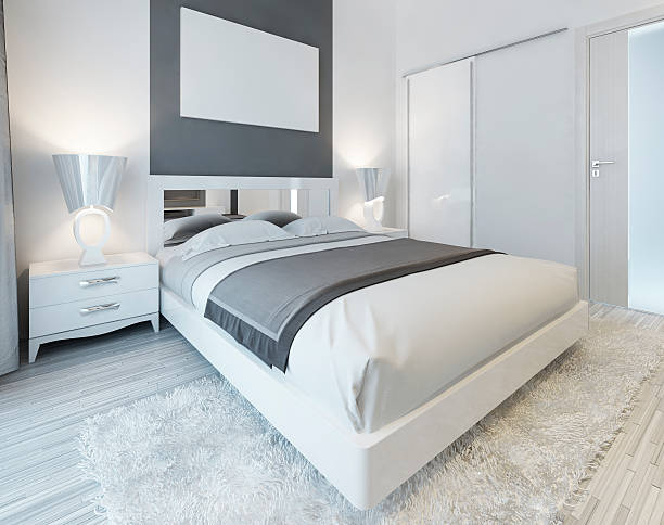 istock Bedroom in contemporary style. 579746950