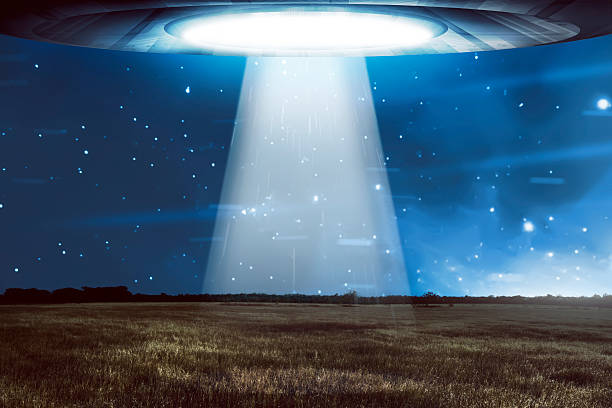 istock UFO flying in a dark sky 579753460