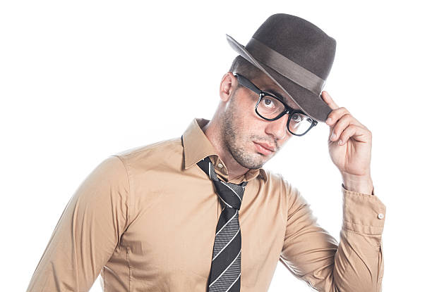 istock Retro american businessman 579756172