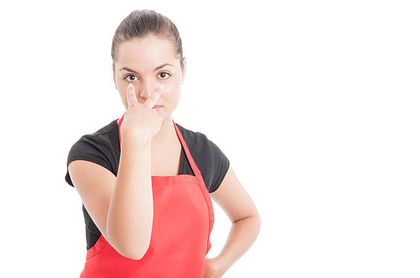 istock Look at me gesture with young female employee 579756470