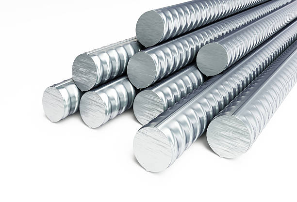istock reinforcing steel. 3d Illustrations on a white background 579758620