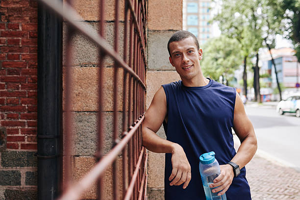istock Cheerful sportsman 579759488