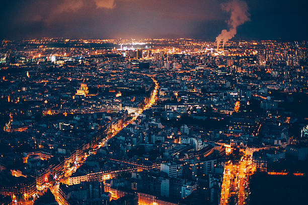 istock Cityscape of Paris at night 579759956