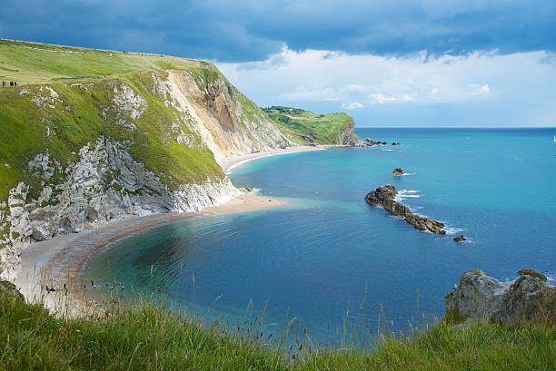 istock Man O' War Bay, Durdle Dor, Dorset England 579760602