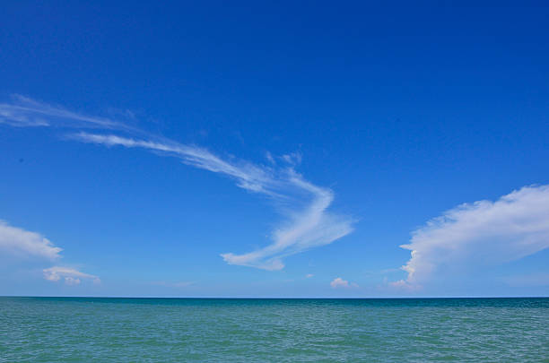 istock Clear Blue Sky and Sunny on the beach. 579761084
