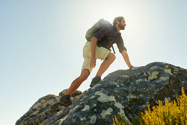 istock If you can climb a mountain, you can do anything 579762674