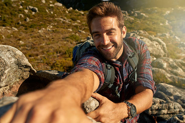 istock Every mountain top is within reach if you keep climbing 579762682