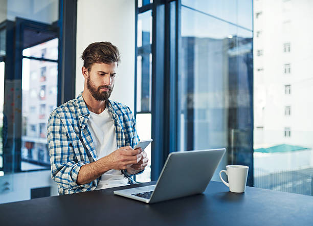 istock Staying up to date with his schedule 579766876