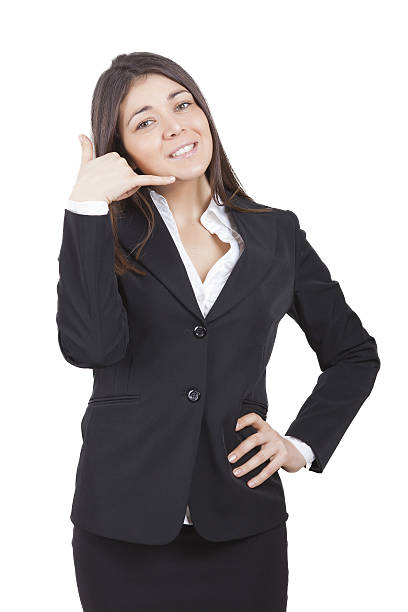 istock businesswoman is calling 579767256