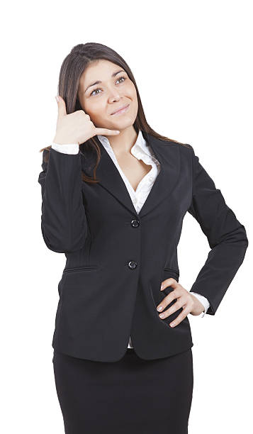 istock businesswoman is calling 579768722