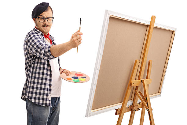 istock Young artist measuring proportions 579768738