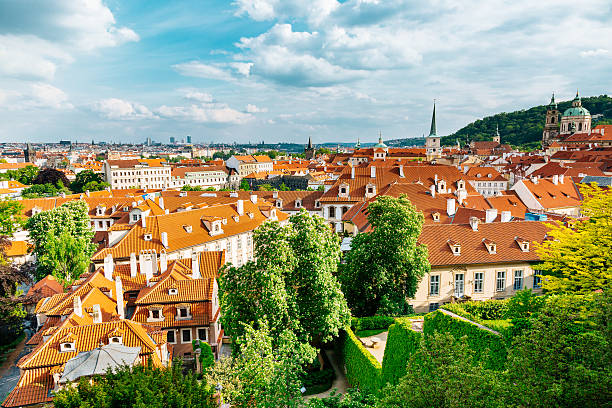 istock Prague panorama from Palffy Garden 579769764